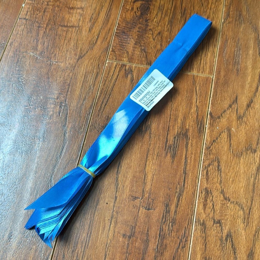 NWT (25) 26” Length Blue Ribbons DIY Arts & Crafts